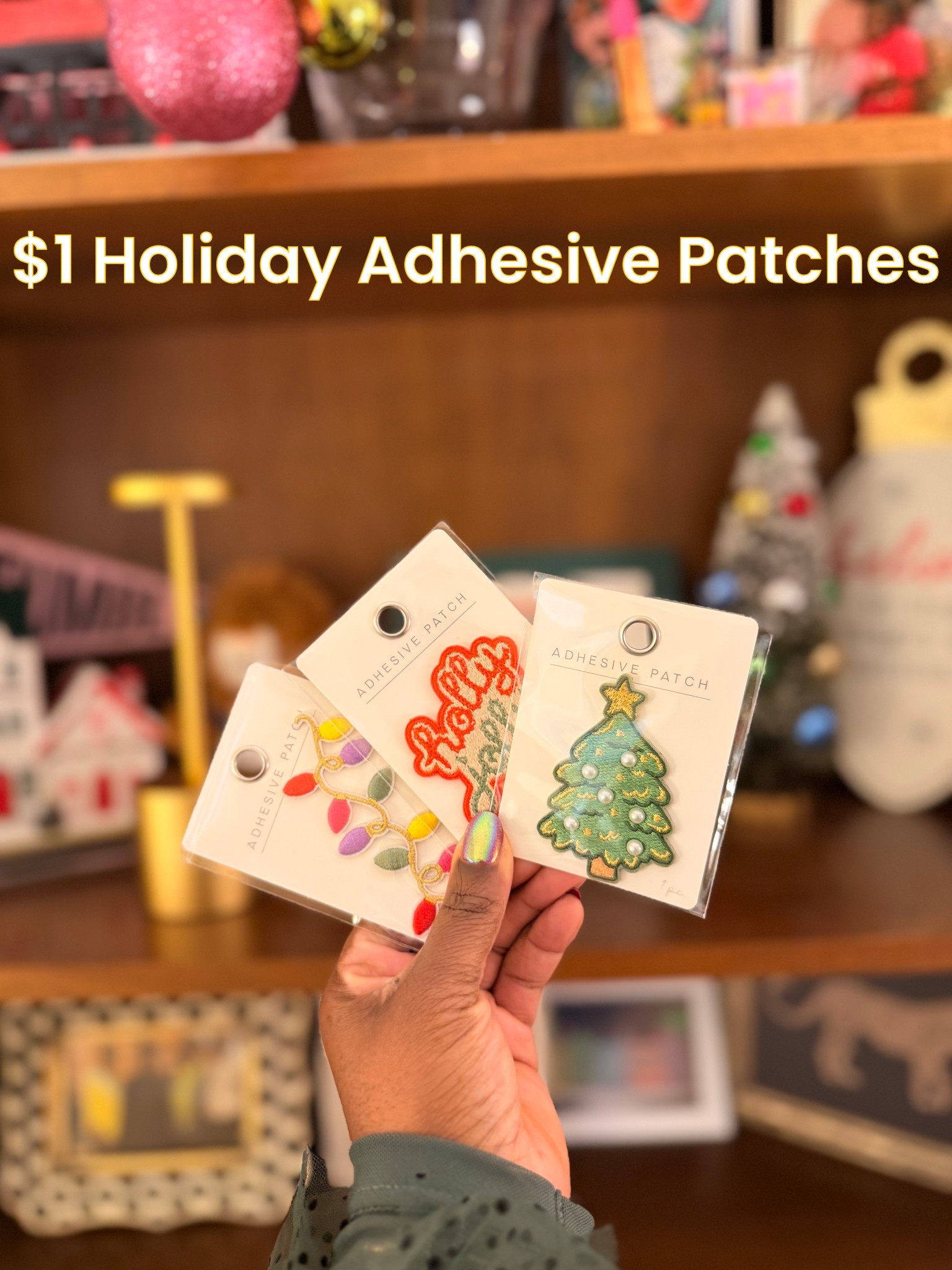 How fun are these $1 holiday adhesive patches from Target? Add to gifts, jackets, pouches for gifts and so much more! 

#LTKKids #LTKGiftGuide #LTKHoliday