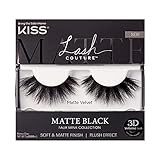 Amazon.com: KISS Lash Couture Matte Black Faux Mink Collection, False Eyelashes 1-Pack, Soft Real... | Amazon (US)