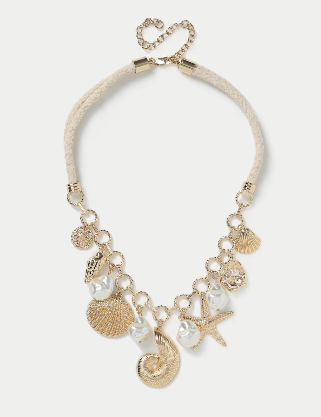 Multi Shell Charm Rope Necklace | Marks & Spencer (UK)