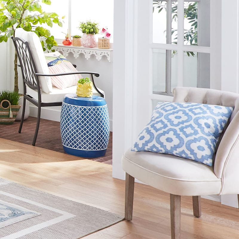 Grace Mitchell Cane Wrapped Glass Vase, 4" | At Home