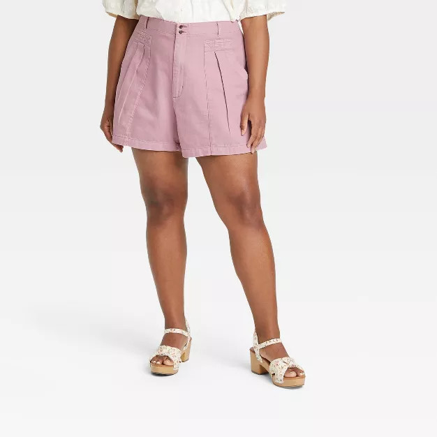 Women's High-Rise A-Line Pleated Shorts - Universal Thread™ | Target