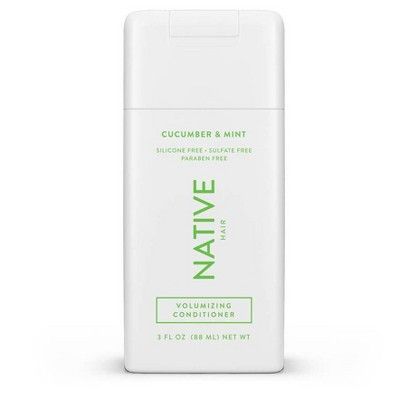 Native Travel Size Vegan Cucumber & Mint Natural Volume Conditioner, Clean, Sulfate, Paraben and Sil | Target