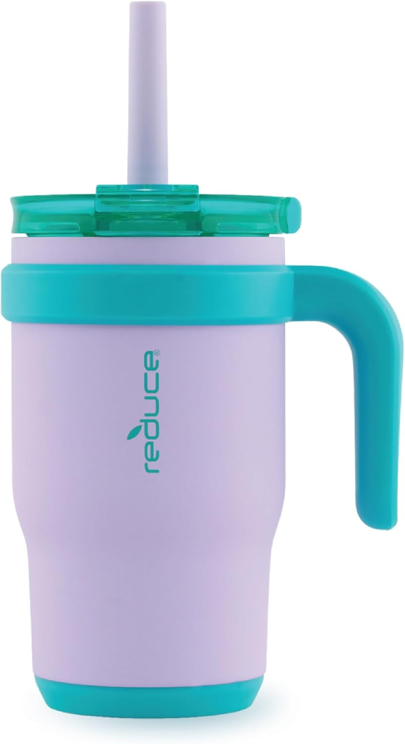 REDUCE 14 oz Coldee Tumbler with Handle for Kids Leakproof Insulated Stainless Steel Mug with Lid... | Amazon (US)