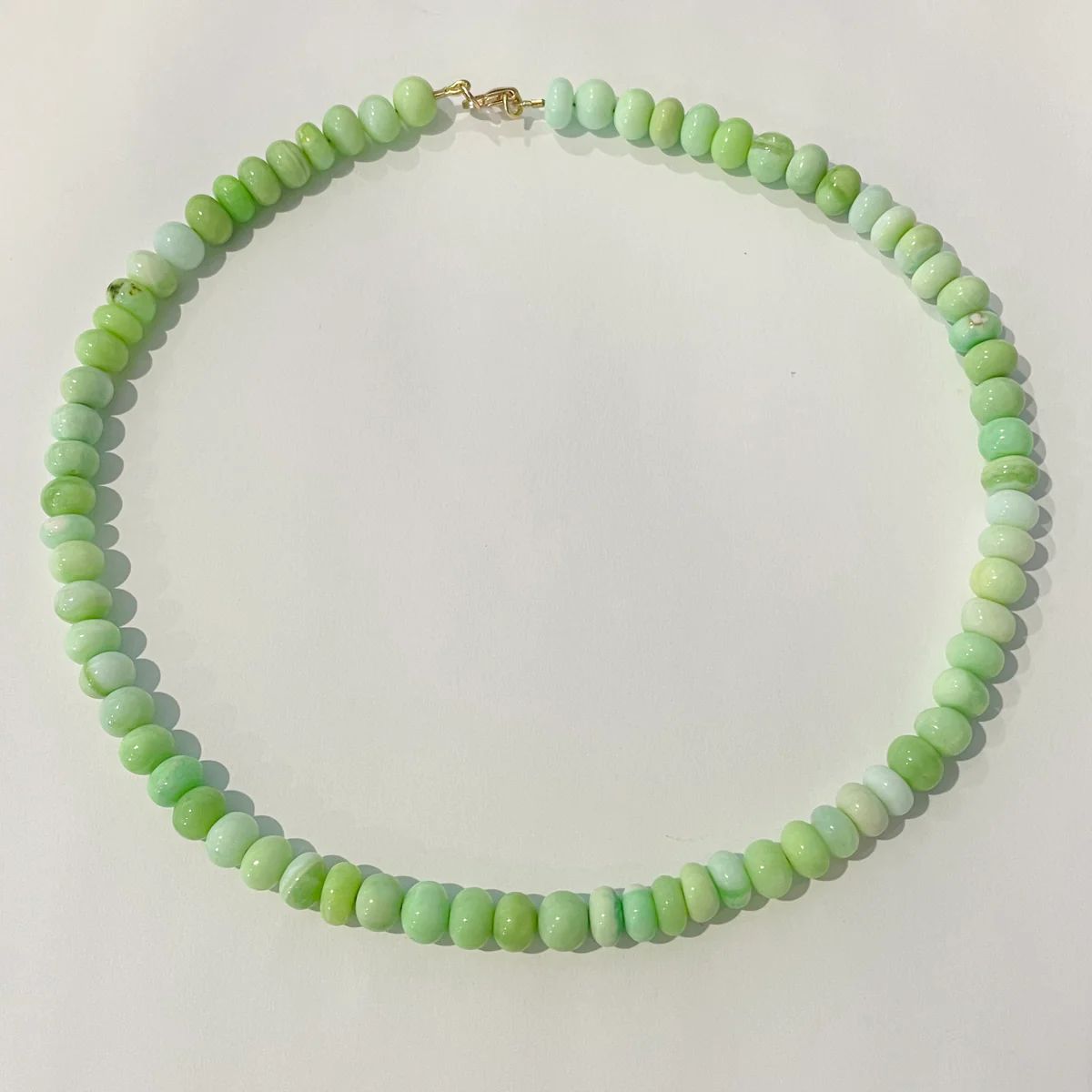 lime green opal candy necklace | Theodosia Jewelry