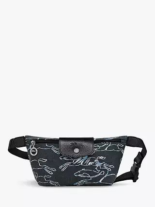 Longchamp Le Pliage Collection Belt Bag, Navy/Multi | John Lewis (UK)