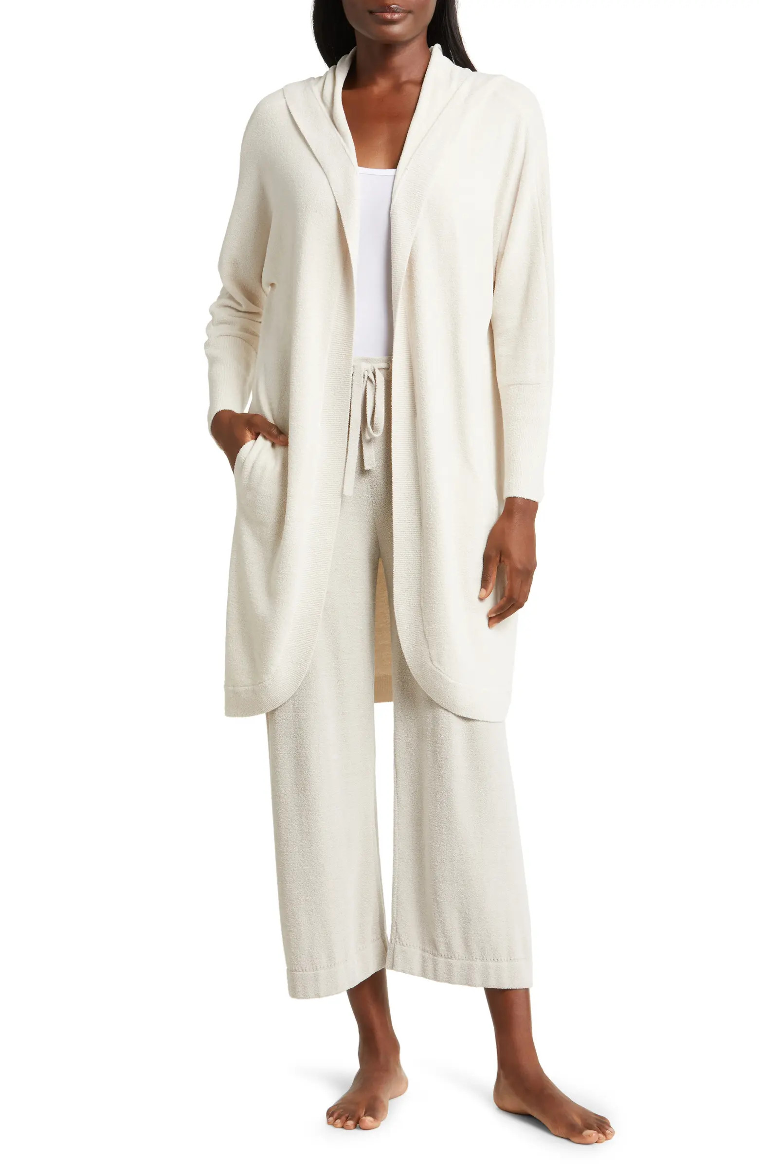Barefoot Dreams® CozyChic™ Lite® Hooded Cocoon Cardigan | Nordstrom | Nordstrom