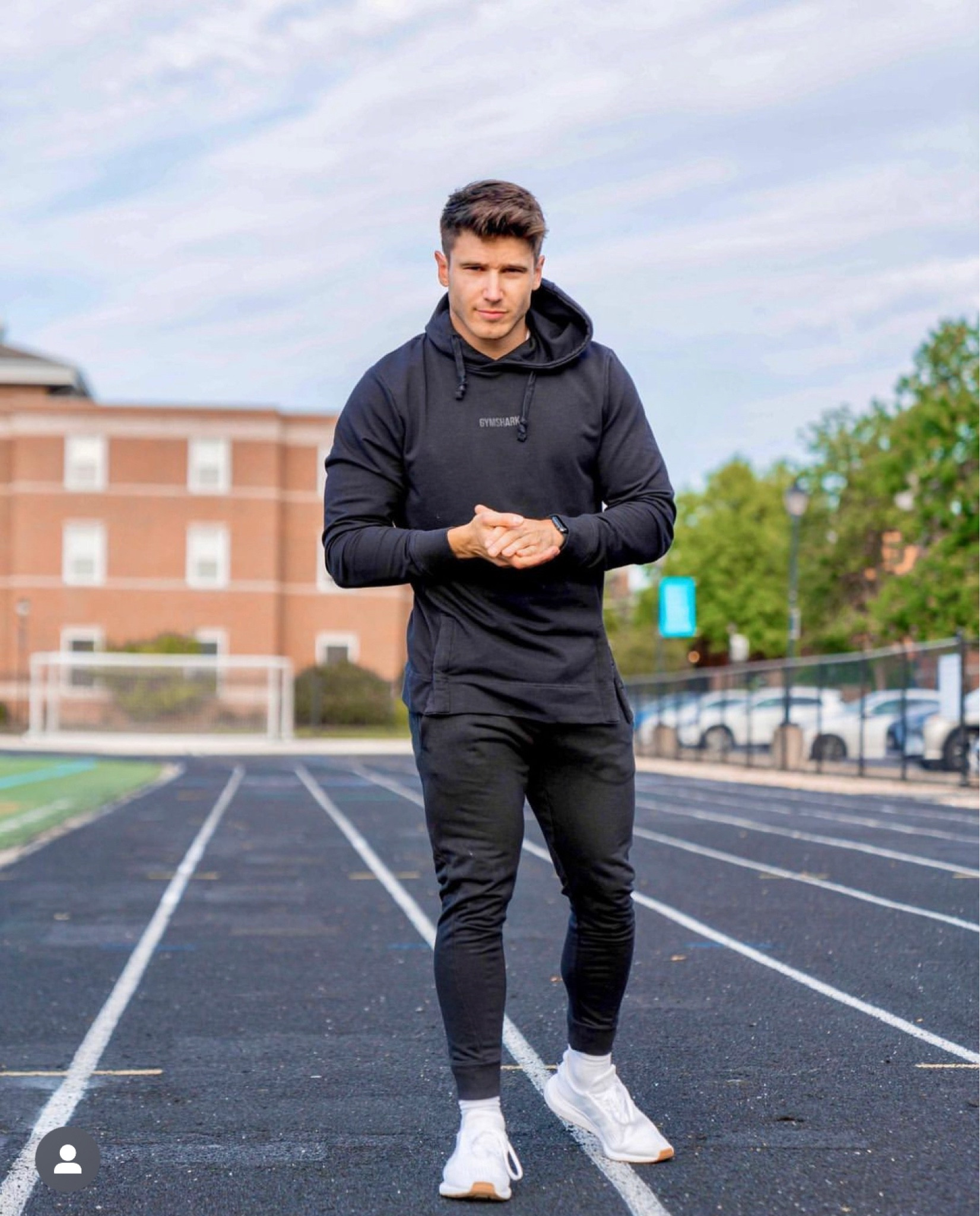 Gymshark Block Hoodie - Black