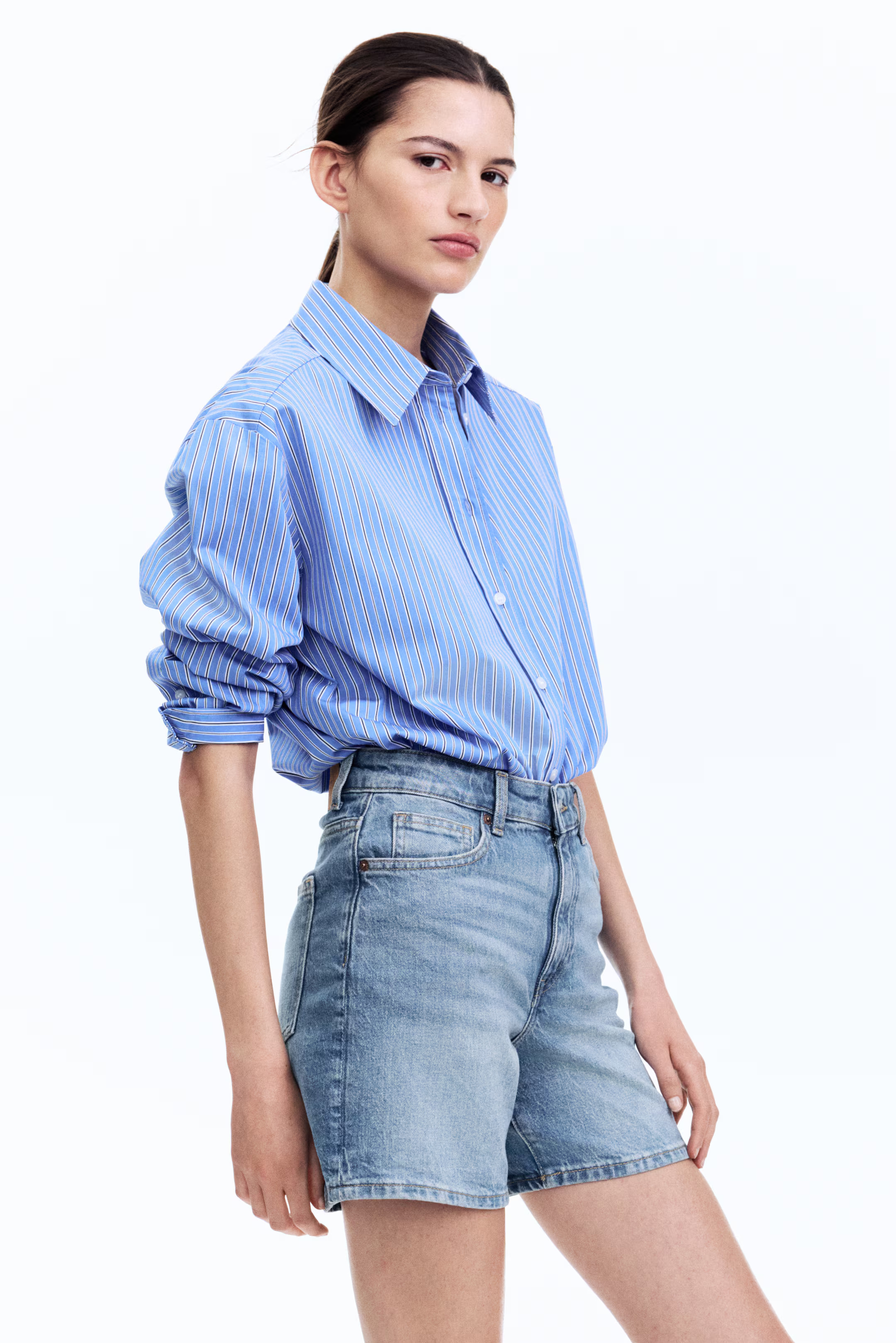 High Waist Denim Shorts | H&M (US + CA)