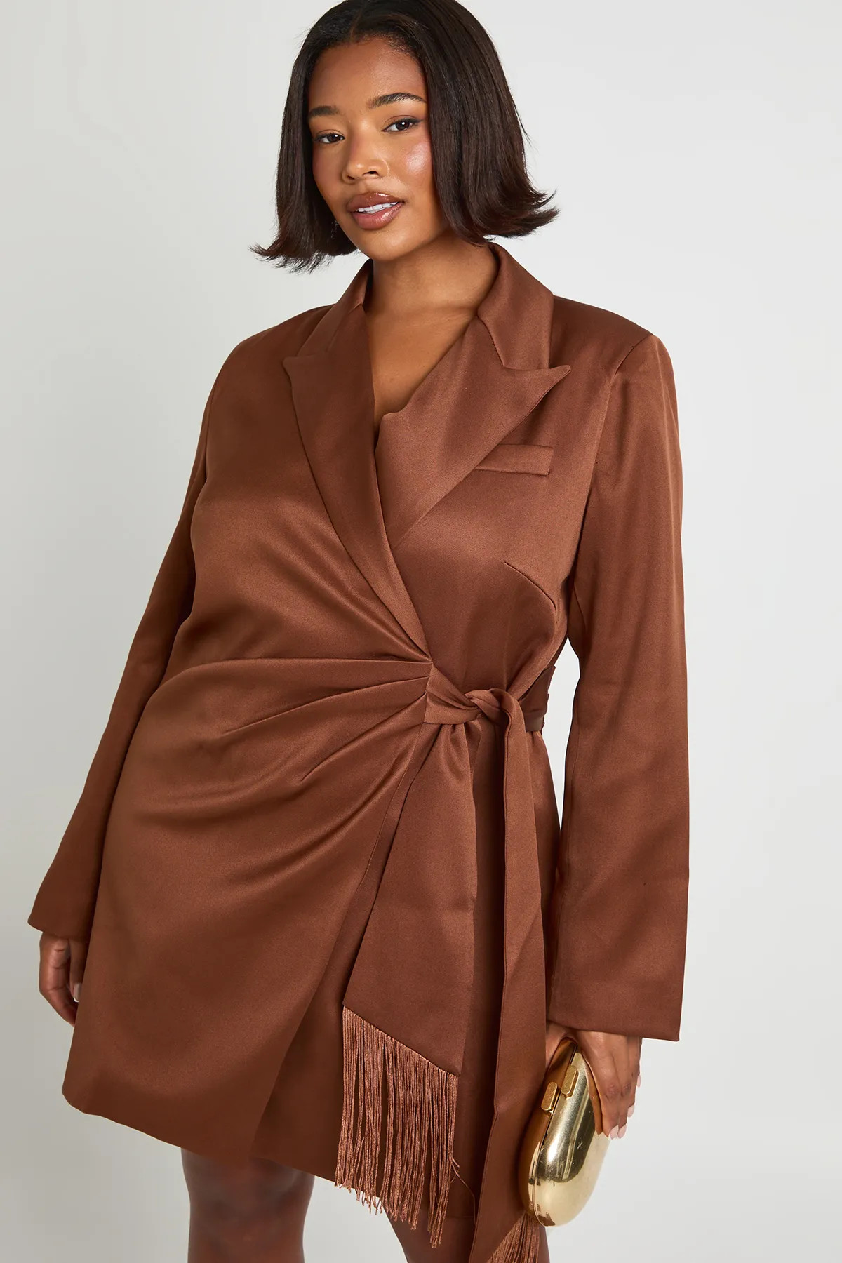 Plus Tassel Blazer Dress | boohoo (US & Canada)