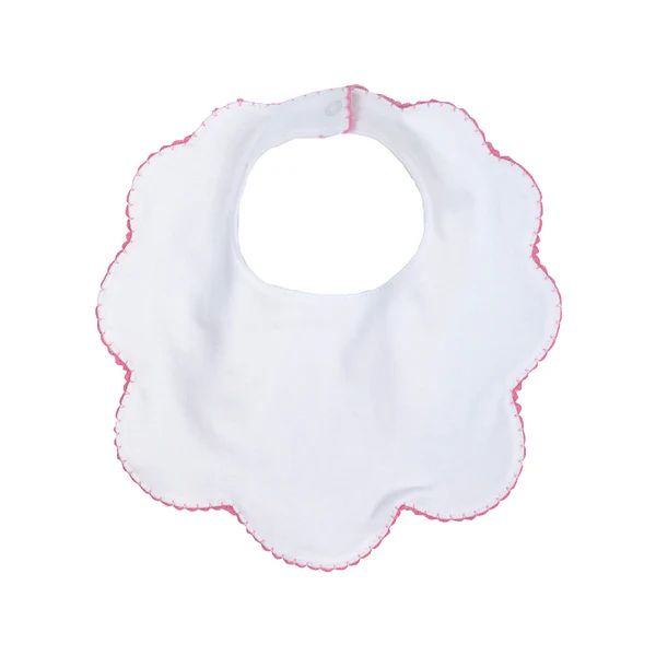 White with Hamptons Hot Pink Picot Trim | The Beaufort Bonnet Company