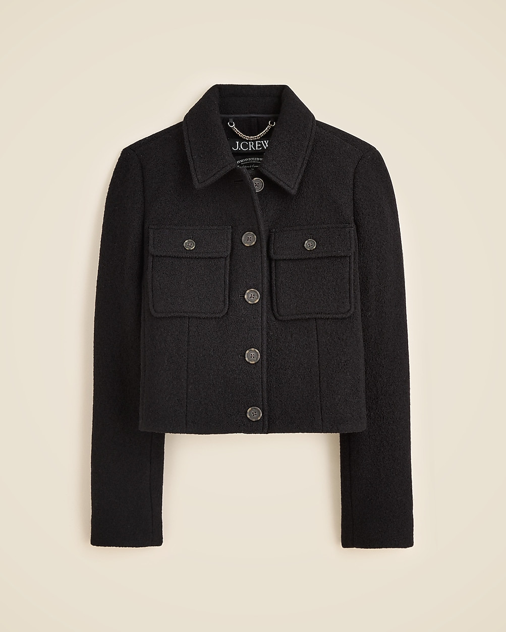 Lady jacket in Italian boiled wool | J. Crew US