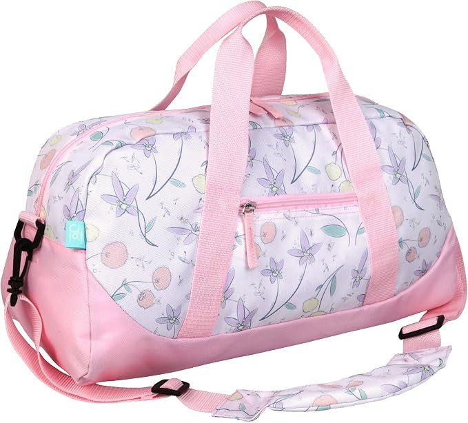JumpOff Jo by Wildkin Overnighter Duffel Bag – Lightweight Travel Bag for Kids - Fairy Blossom | Amazon (US)