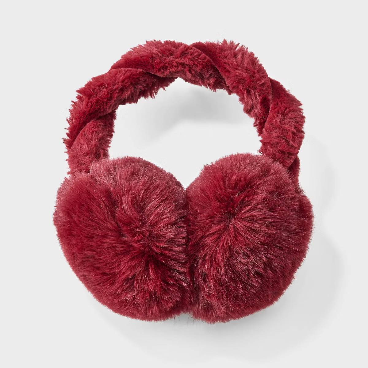 Fuzzy Twist Headband Earmuff - Wild Fable™ Red | Target