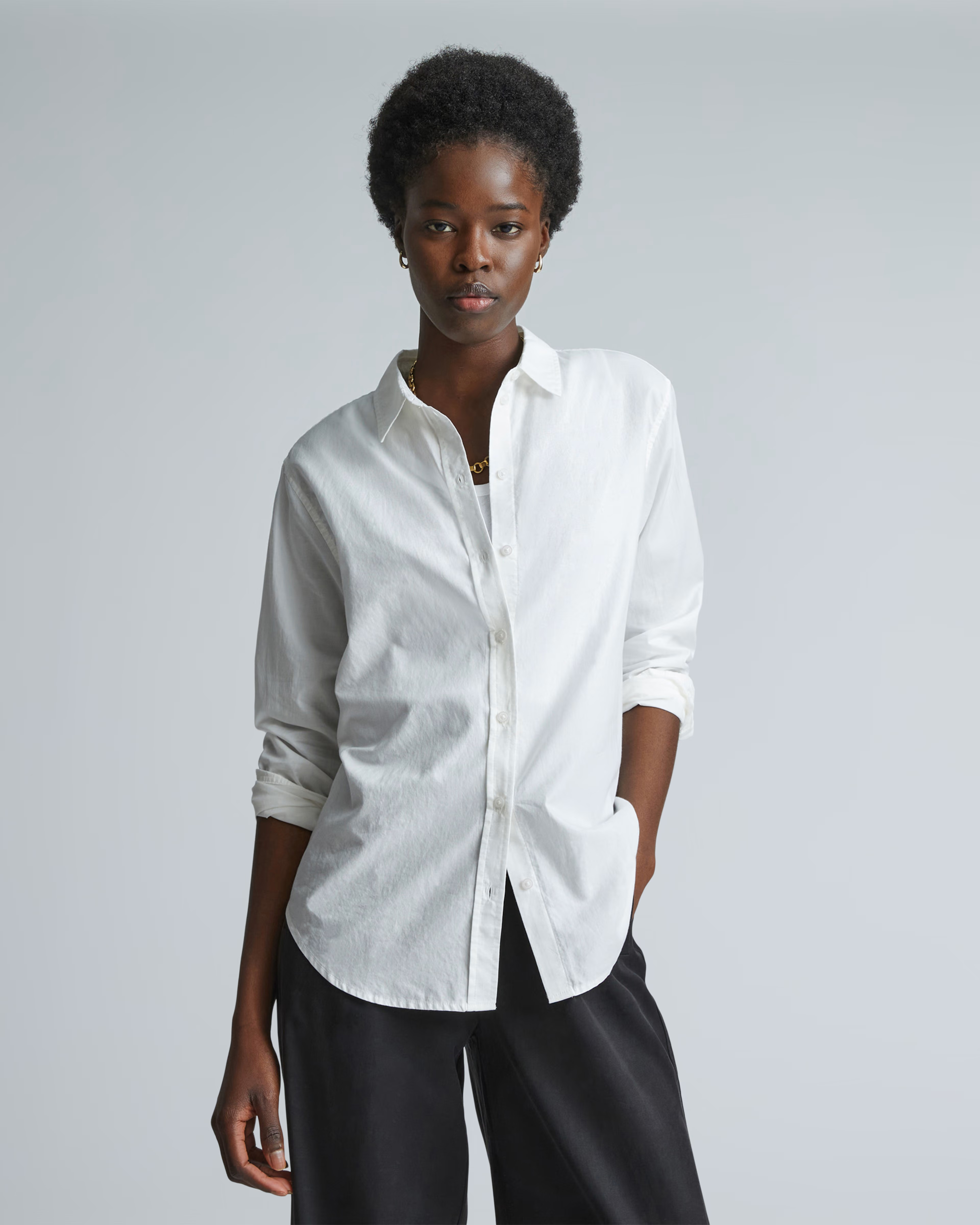 The Silky Cotton Relaxed Shirt | Everlane