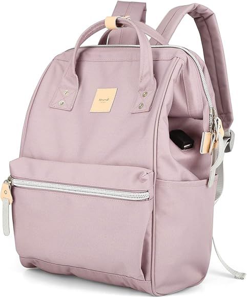 Himawari Laptop Backpack Travel Backpack With USB Charging Port Large Diaper Bag Doctor Bag School B | Amazon (US)