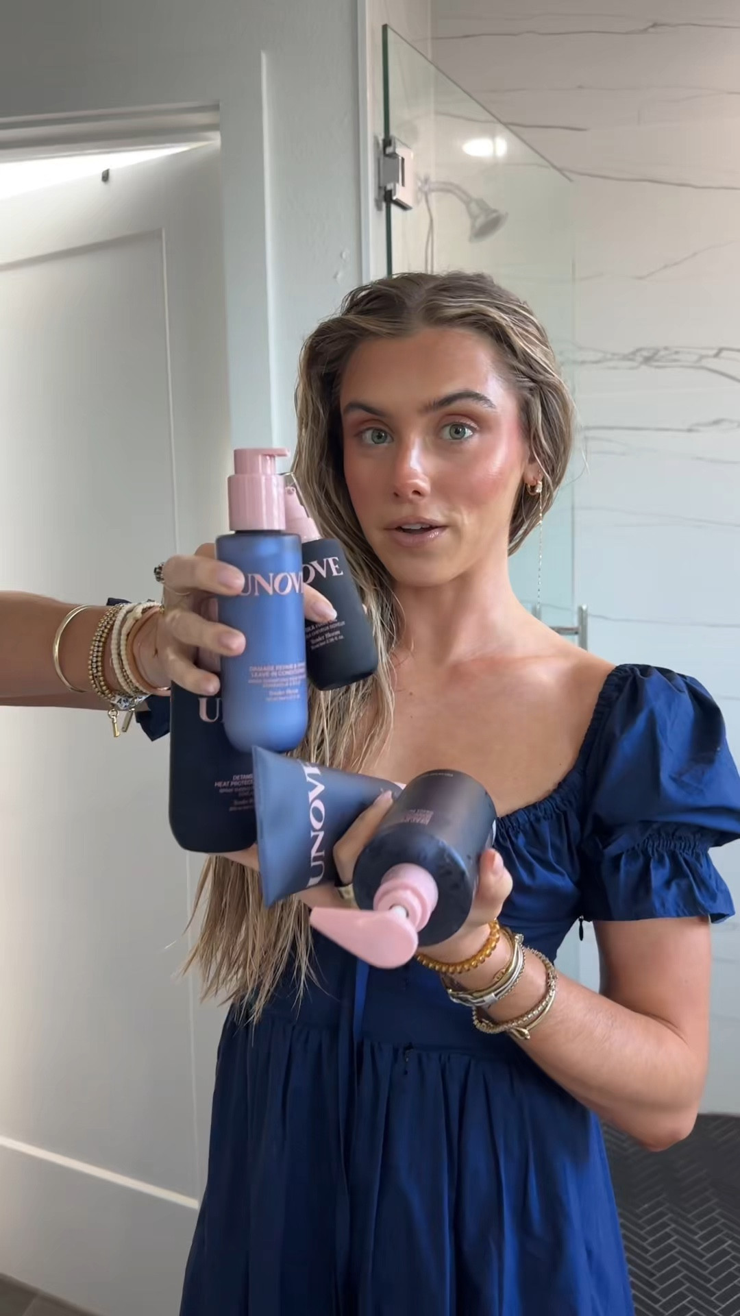 @Sephora Deep Damage Repair Hair Mask, Damage Repair & Shine Leave-in Conditioner, and Silk Hair Oil—three of Unove’s most loved formulas that work together to repair, hydrate, and protect for visibly healthier, glass-like hair. Each product targets a different step of your routine: the mask strengthens damaged strands, the leave-in delivers lasting hydration and shine, while the oil smooths and protects from heat.

#LTKselfcare #LTKBeauty #LTKgrwm