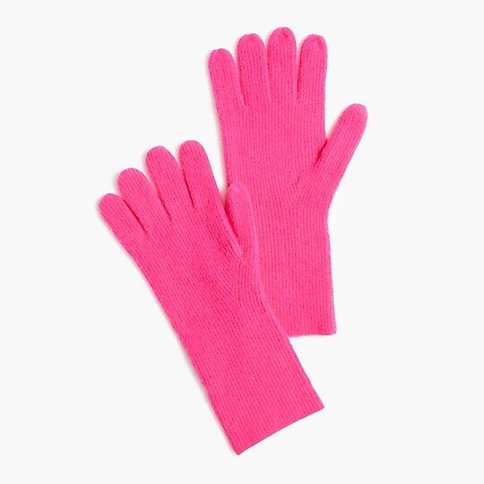 Long gloves in extra-soft yarn | J.Crew Factory
