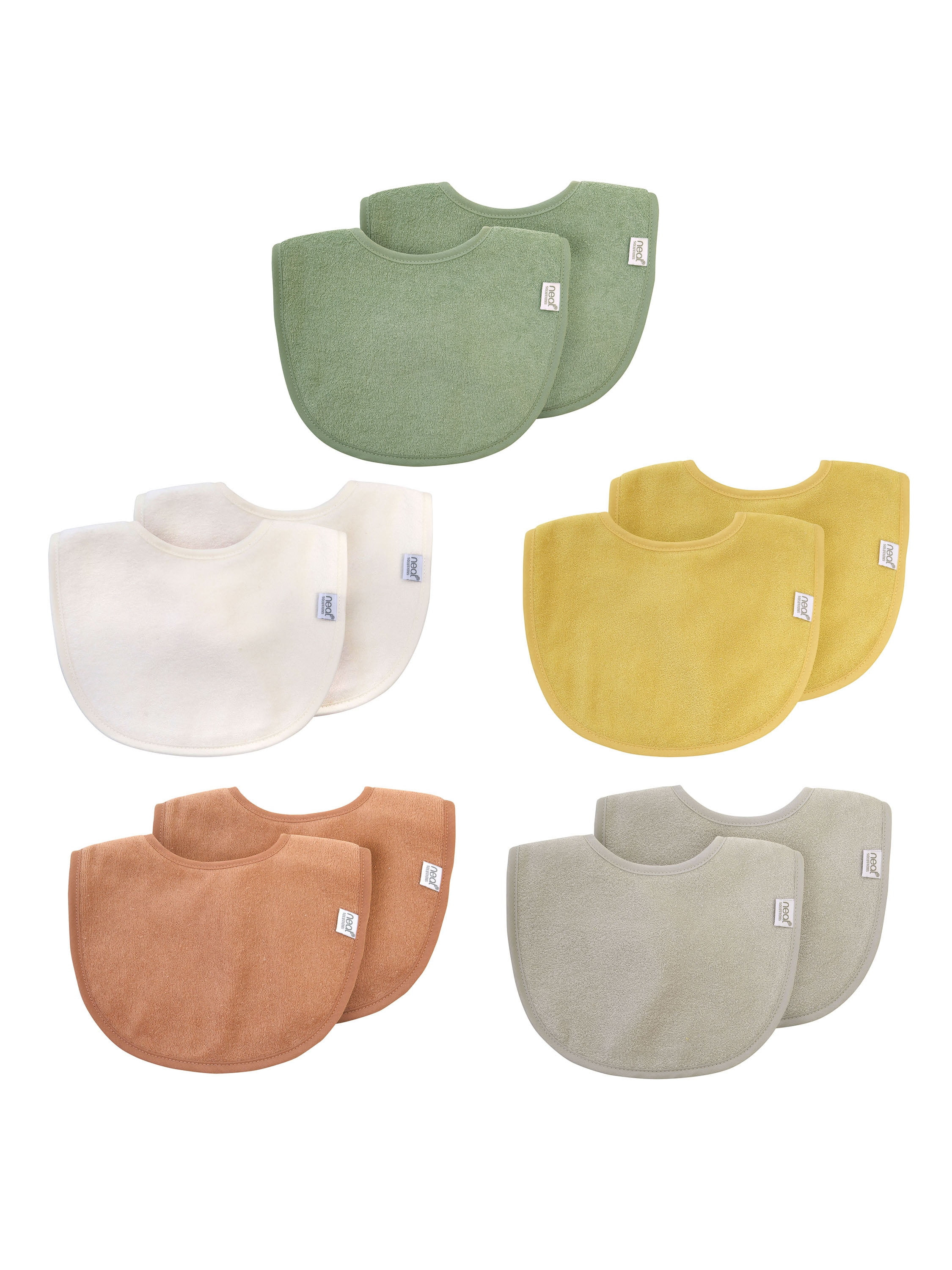 Neat Solutions Unisex 10 Pack Infant Bib | Walmart (US)