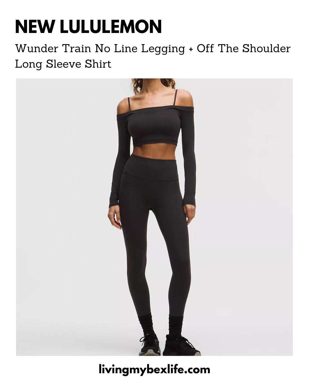 New lululemon: Wunder Train Off-Shoulder Long-Sleeve Shirt and Wunder Train No Line High-Rise Tight (in 25" and 28")  

 #LTKActive #LTKMidsize #LTKTravel