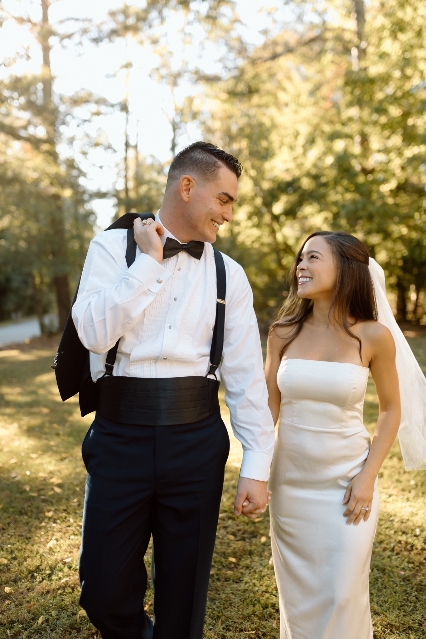 Simple Backyard Wedding - Petite Wedding Gown