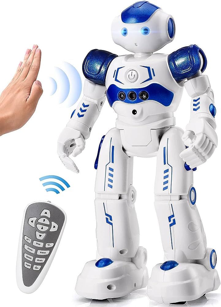 KingsDragon RC Robot Toys for Kids, Gesture & Sensing Programmable Remote Control Smart Robot for... | Amazon (US)