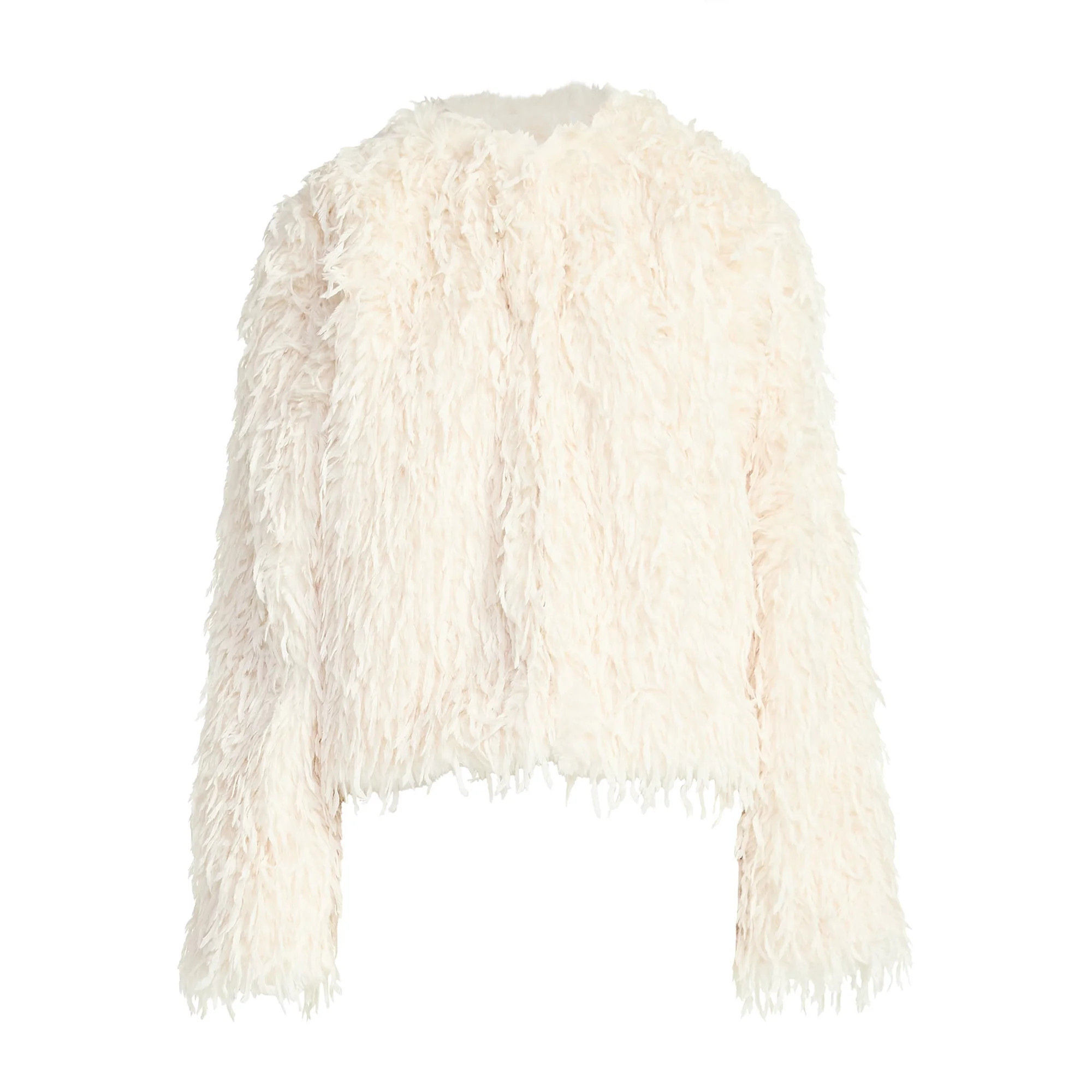 Scoop Women's and Women's Plus Whispy Faux Fur Jacket, Sizes XS-4X | Walmart (US)