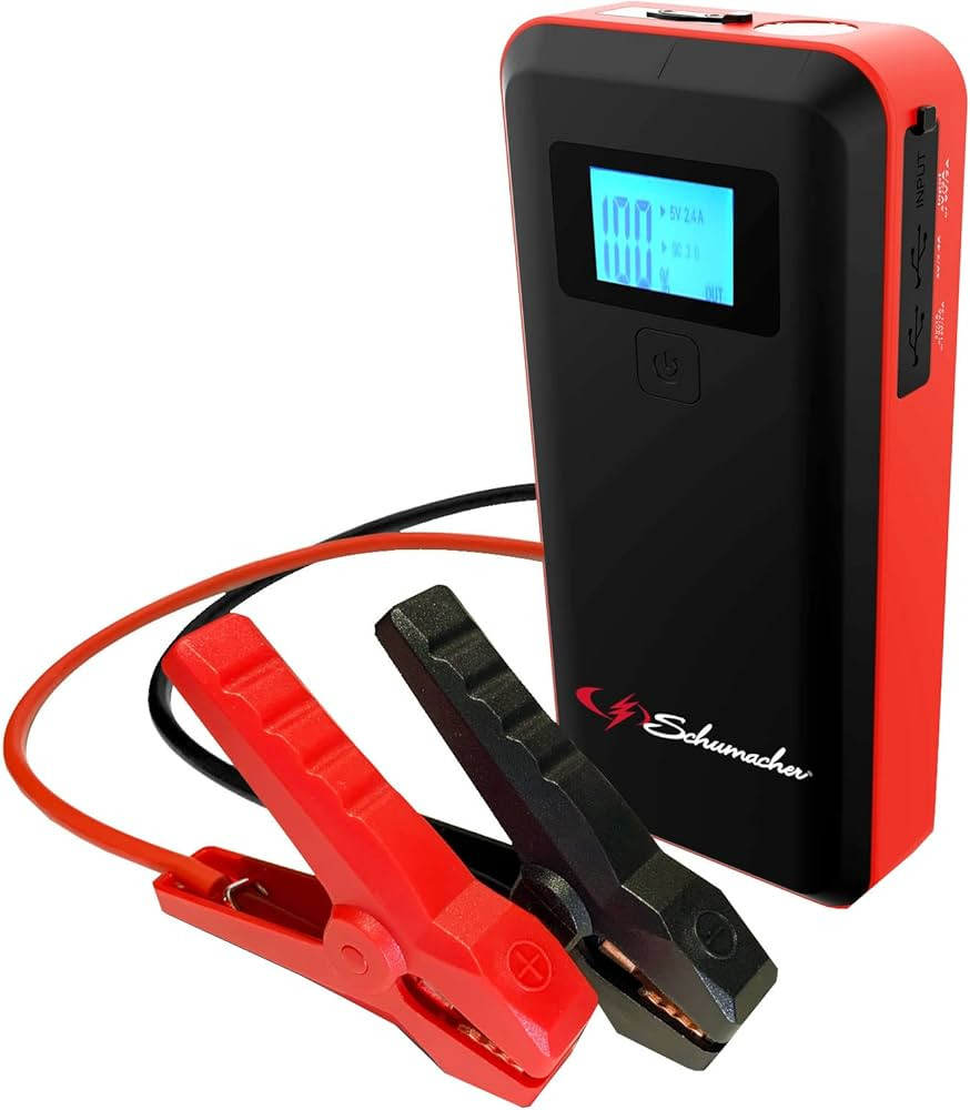 Schumacher SL1639 Lithium Portable Power Pack and 1000A 12V Jump Starter, for 8.0L Gas | 6.0L Die... | Amazon (US)