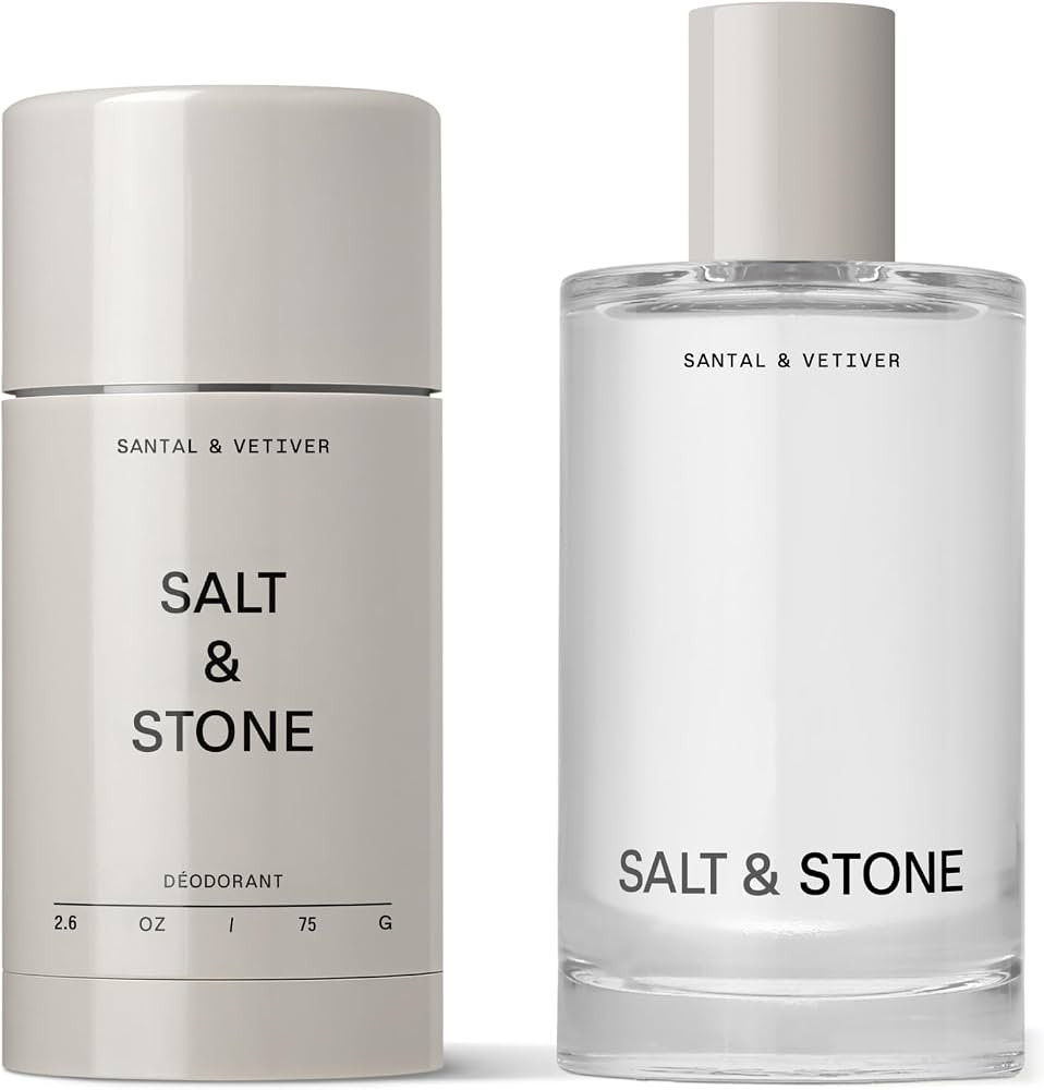 Salt & Stone Signature Duo, Deodorant and Body Mist, Santal & Vetiver | Amazon (US)