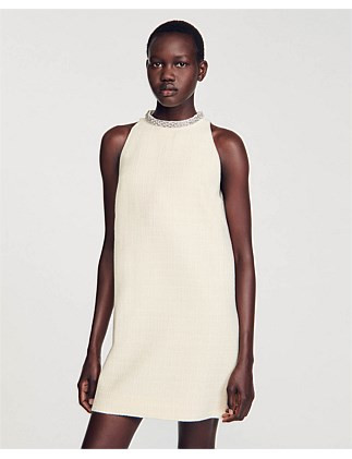 Sandro Paris Dorinna Woven Dress | David Jones | David Jones (Australia & New Zealand)