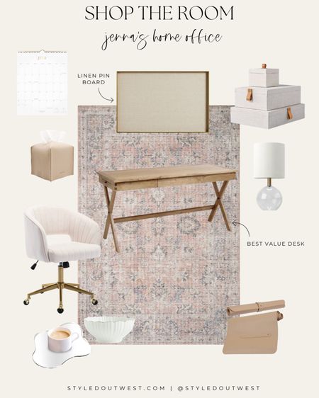 Inspired by Jenna’s home office | desk, office chair, linen storage boxes, desk pad, pinboard, coaster, bowl, leather tissue box, wall calendar

#LTKGiftGuide #LTKFind #LTKhome