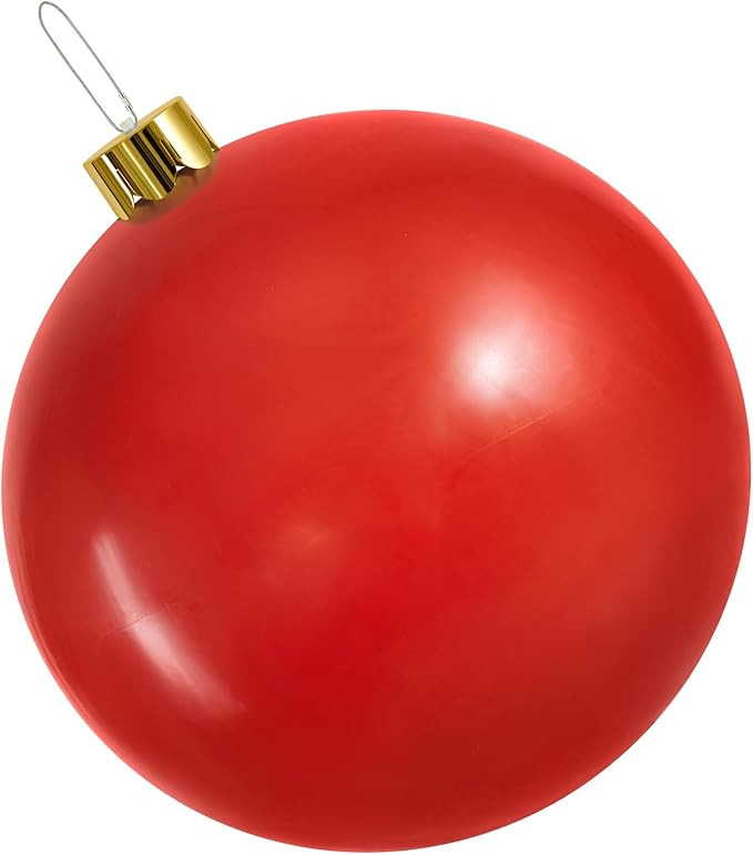 Inflatable Christmas Ornaments,18" 25" Christmas Oversized Ornament,Christmas Ball Decorations In... | Amazon (US)