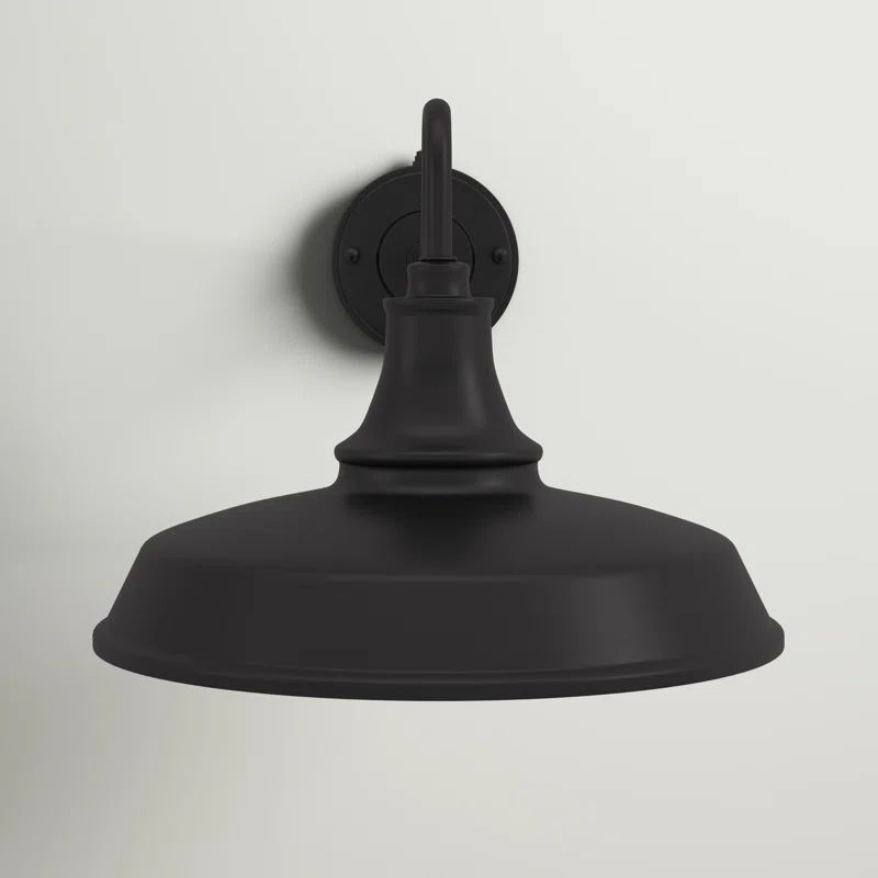 Gunnora Outdoor Barn Light with Dusk to Dawn | Wayfair North America