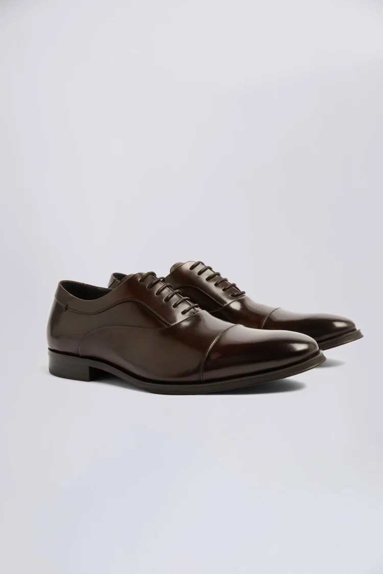 John White Guildhall Brown Oxford Shoes | Moss Bros Retail