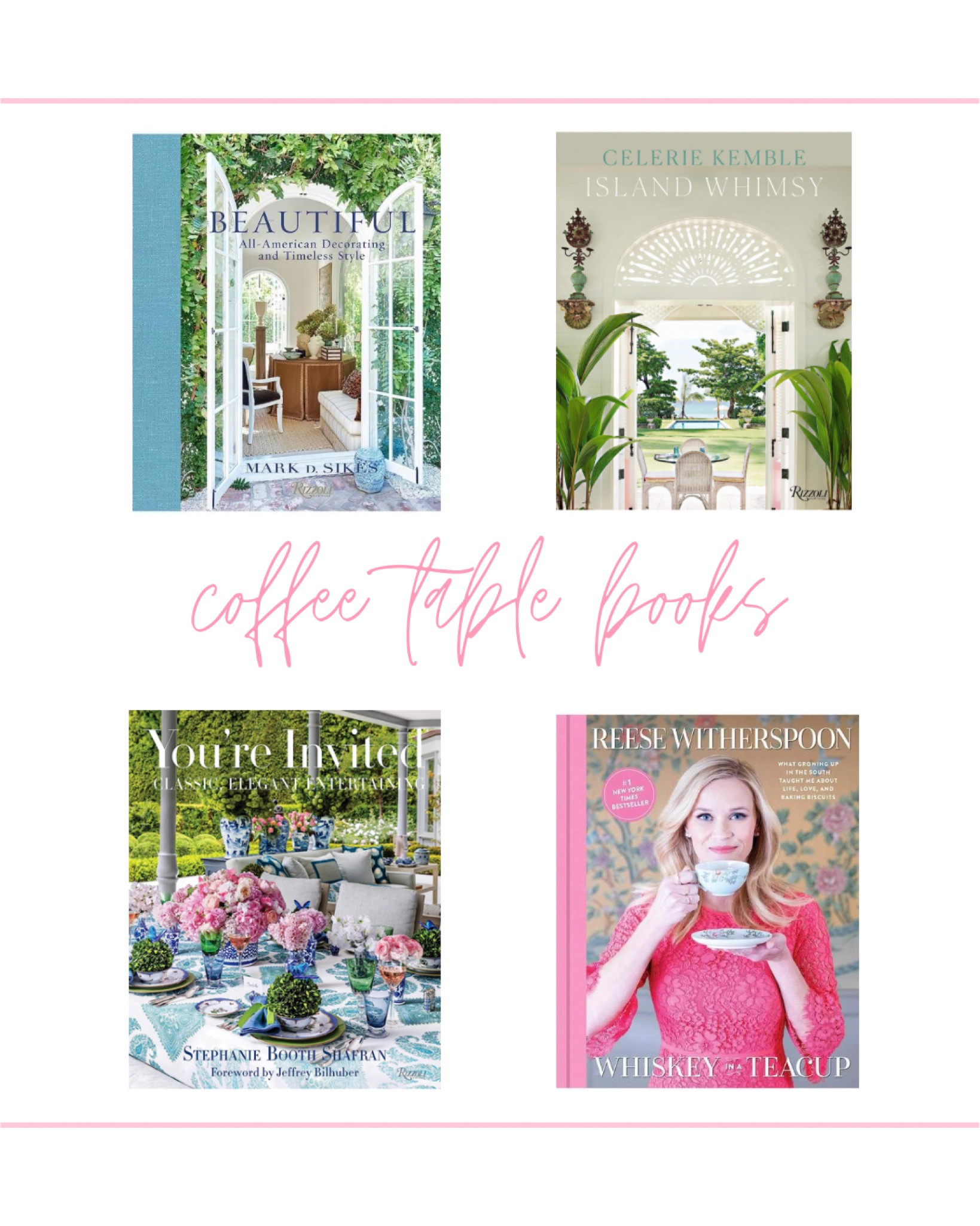 Grandmillenial coffee table books 🩷 

#LTKunder50 #LTKunder100 #LTKhome