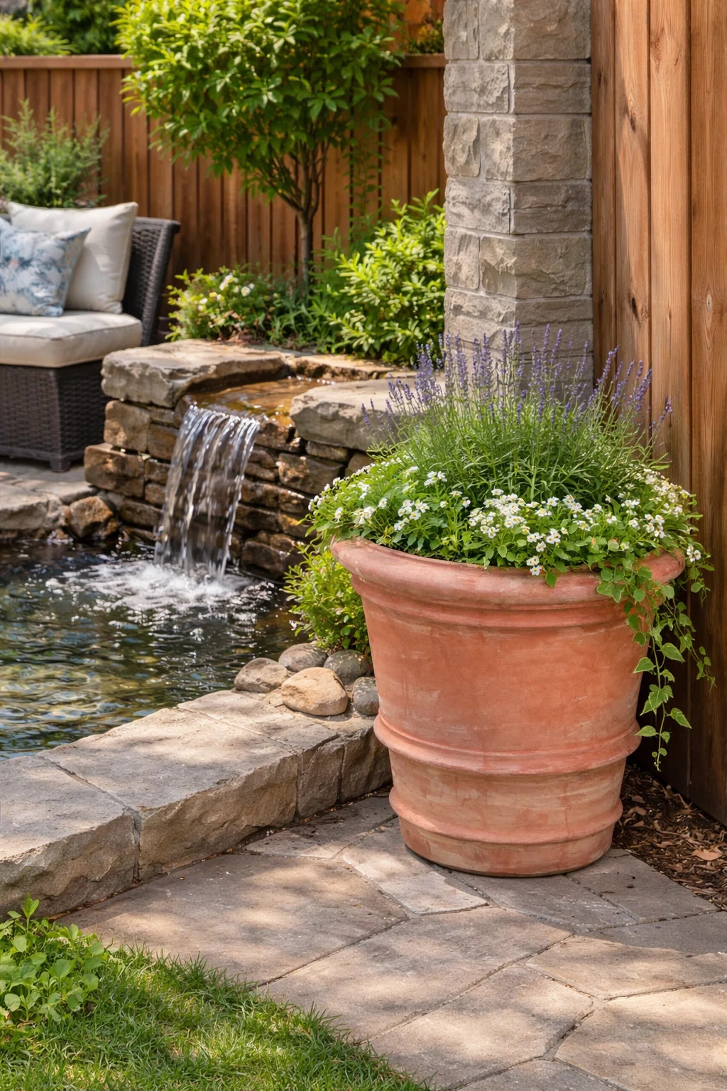 23.5 in. Handmade Tuscan Roll Rim | Wayfair North America