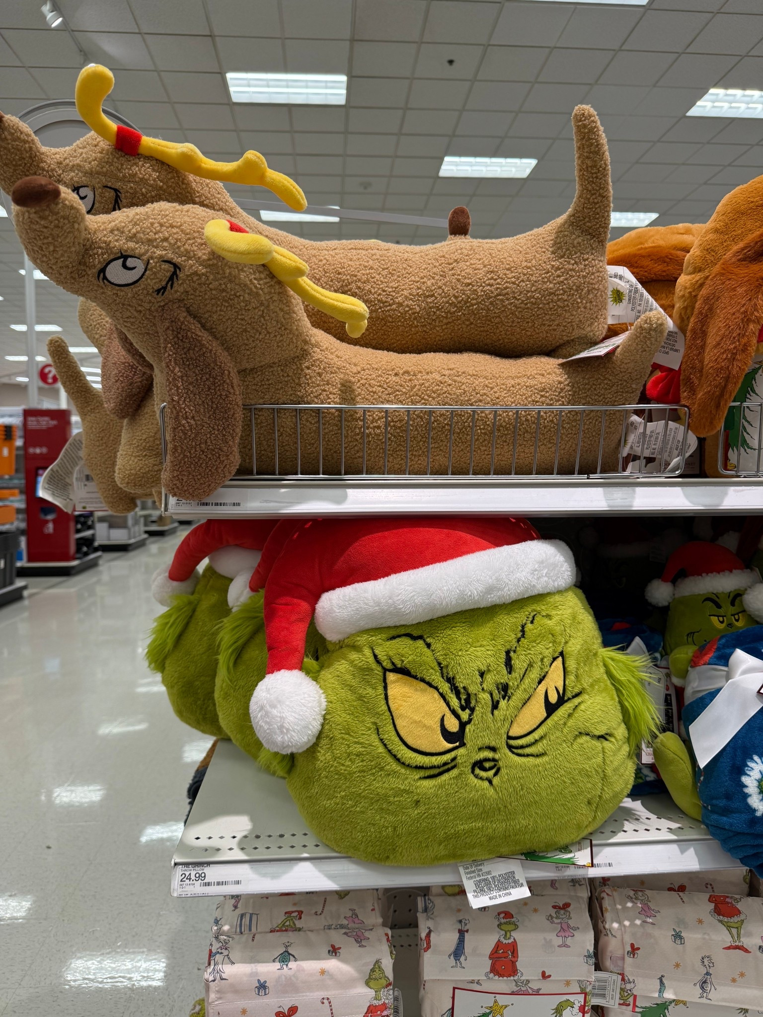 Grinch and max throw pillows 😍

#LTKSeasonal #LTKHome #LTKFindsUnder50