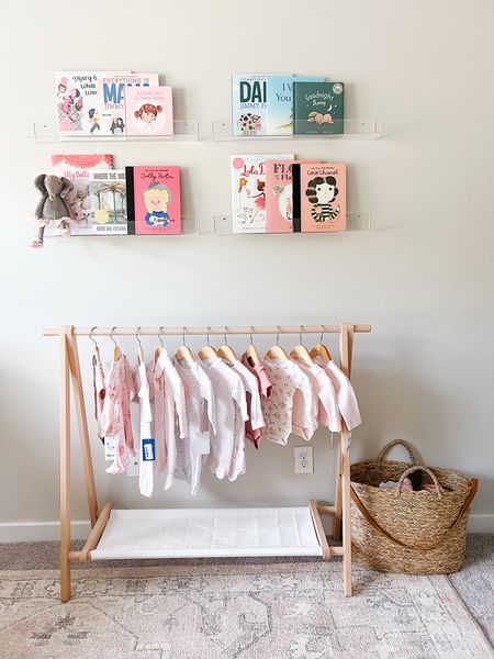 Completed the other side of the nursery room this weekend 🙌🏼 in love with these acrylic shelves from Amazon! 😍 they are a must for any kids room, boy or girl. Fill them in with your favorite books or other items. The kids clothing rack is also an #amazonfind and is such great quality. As soon as baby girl is old enough she will be putting her princess dresses on here 😍

#amazonfind #babynursery #babygirlnursery #girlroom #girlsroom #nursery #homedecor #kidsroomdecor #kidsclothingrack #acrylic #bookshelves #kidsbooks #nurserydecor #nurserymusthaves

#LTKfamily #LTKhome #LTKbaby