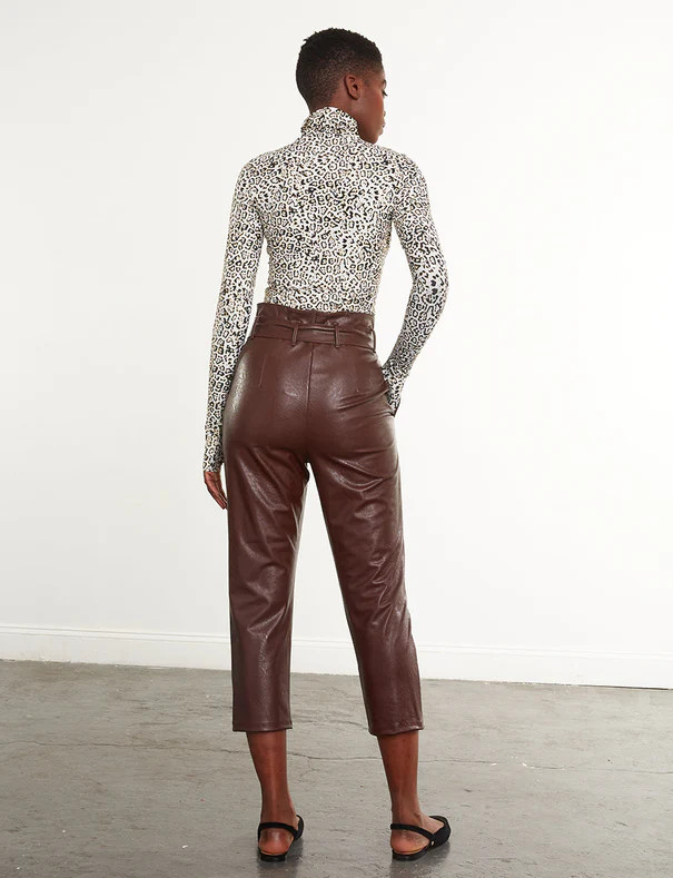 Faux Leather Paperbag Pants | Commando®