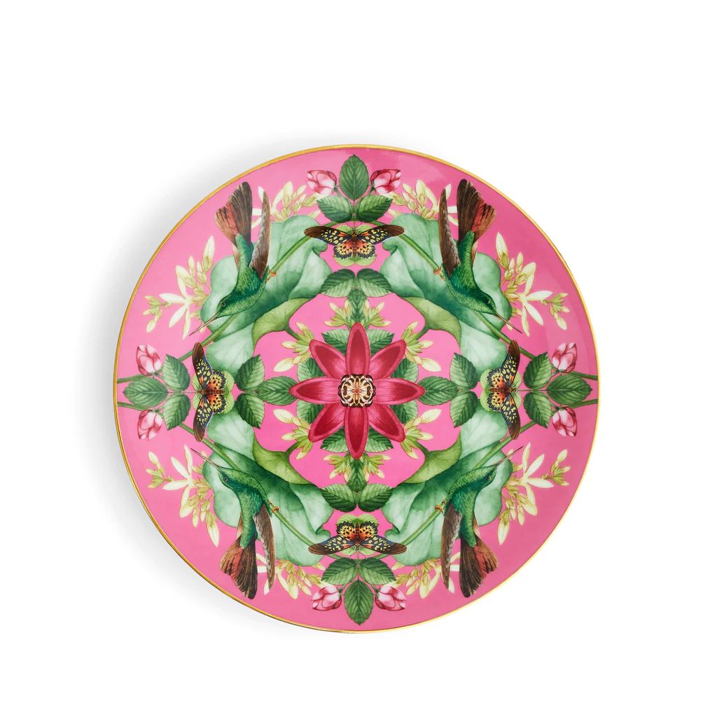 Wonderlust Pink Lotus Plate Coupe 7.8" | Over The Moon