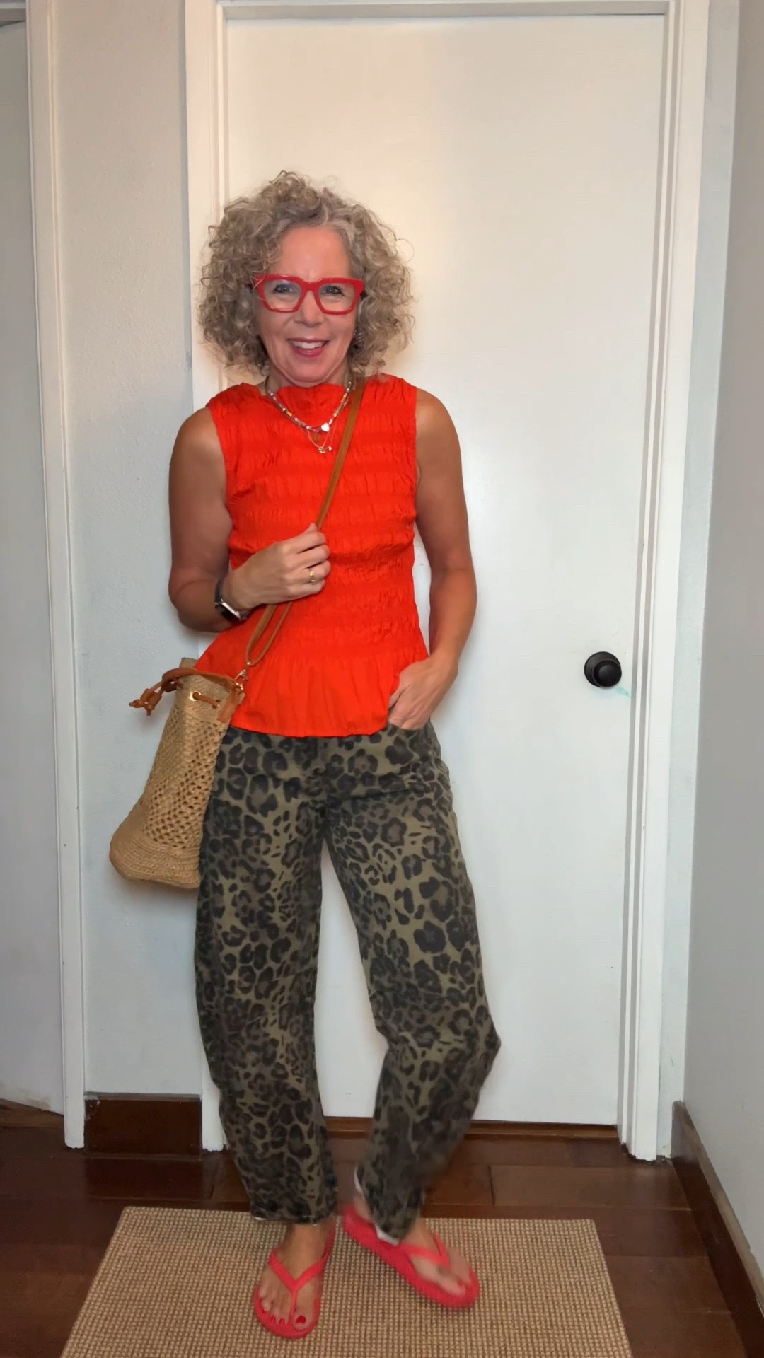 Styling leopard jeans 🐆
I linked what I could
Or a similar option.