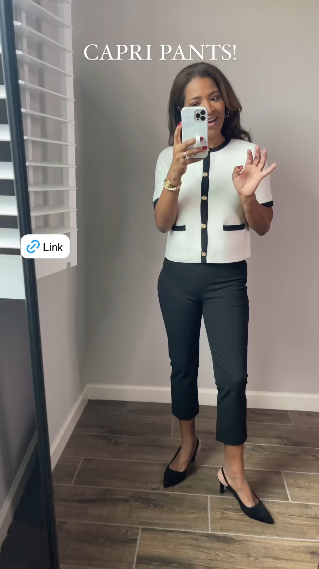 Abercrombie Capri pants! I love these since they are longer in length than other capri pants that are around. Wearing a size 4. They do run a bit snug so I would recommend sizing up one. They also are a mid rise 

Follow my shop @cristalaisha on the @shop.LTK app to shop this post and get my exclusive app-only content!



#LTKFindsUnder50 #LTKSaleAlert #LTKFindsUnder100