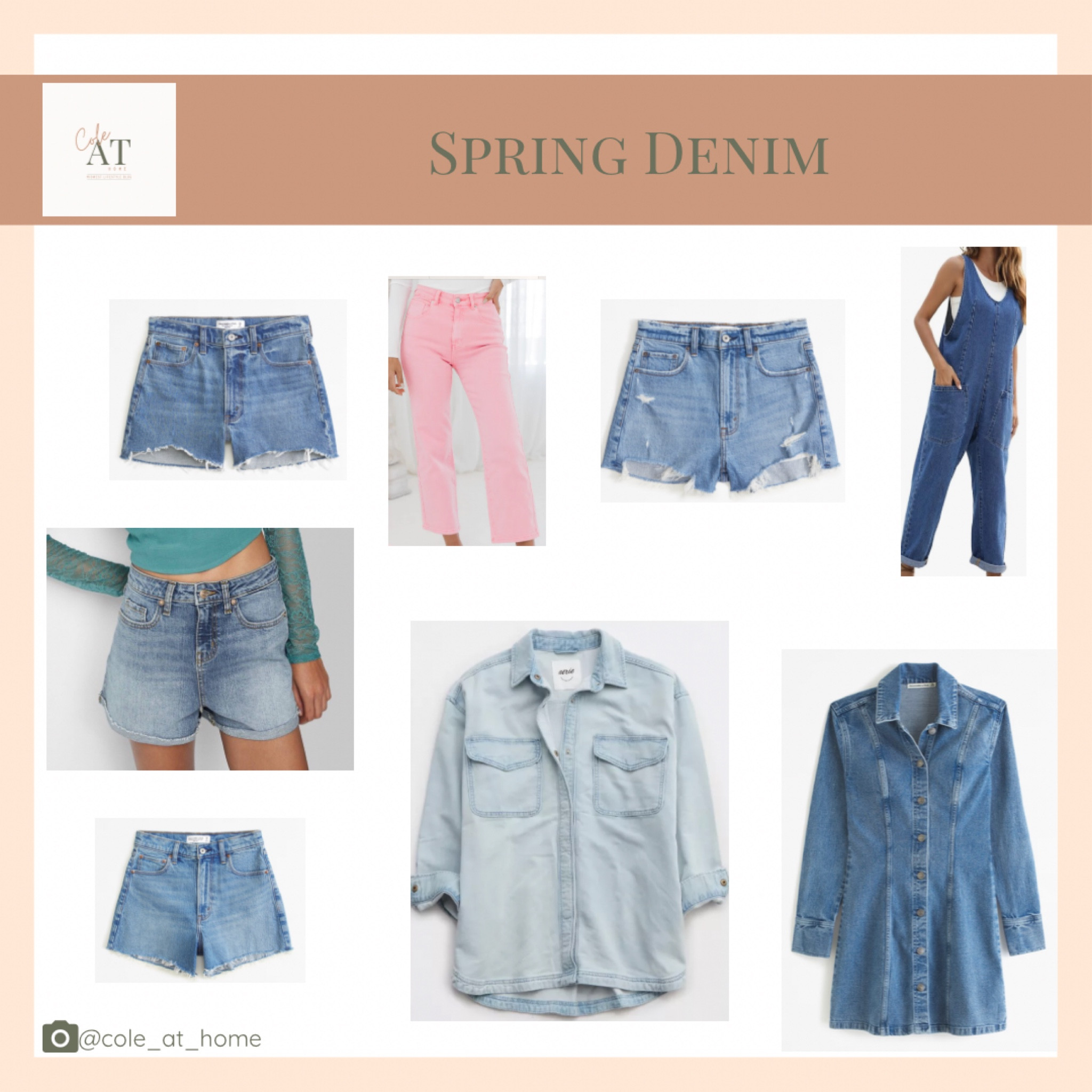 Spring denim, vacation outfit, jeans, shorts, resort wear

#LTKSeasonal #LTKmidsize #LTKfindsunder100