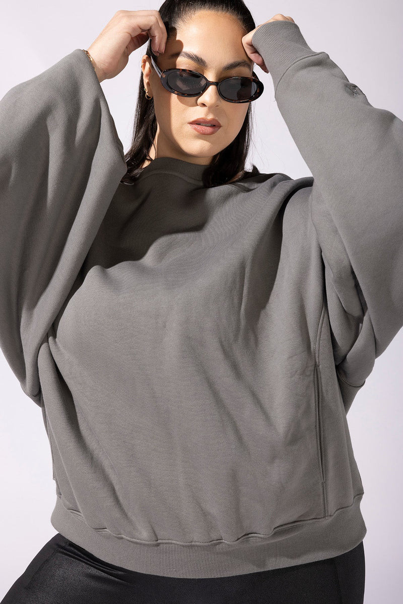 Brunch Sweater- Smoke | POPFLEX