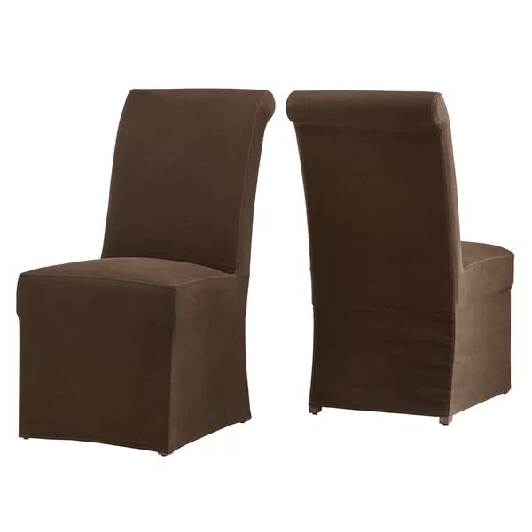 Burbury Cotton Upholstered Parsons Chair (Set of 2) | Wayfair North America