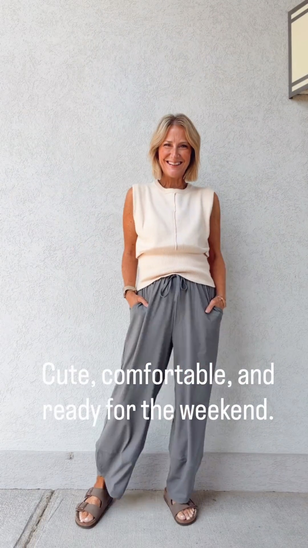 Easy weekend style is always a good idea! 🤎 Comfy, cute, and perfect for enjoying these last summer days.

#LTKootd #LTKOver40 #LTKWorkwear