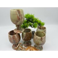 One | 1Vintage Onyx Cups/Natural Goblets/Onyx Cordials/Onyx Wine Cups/Barware/stone Cups/Outdoor Activities/Unique/Onyx Cup/Perfect Gif | Etsy (US)