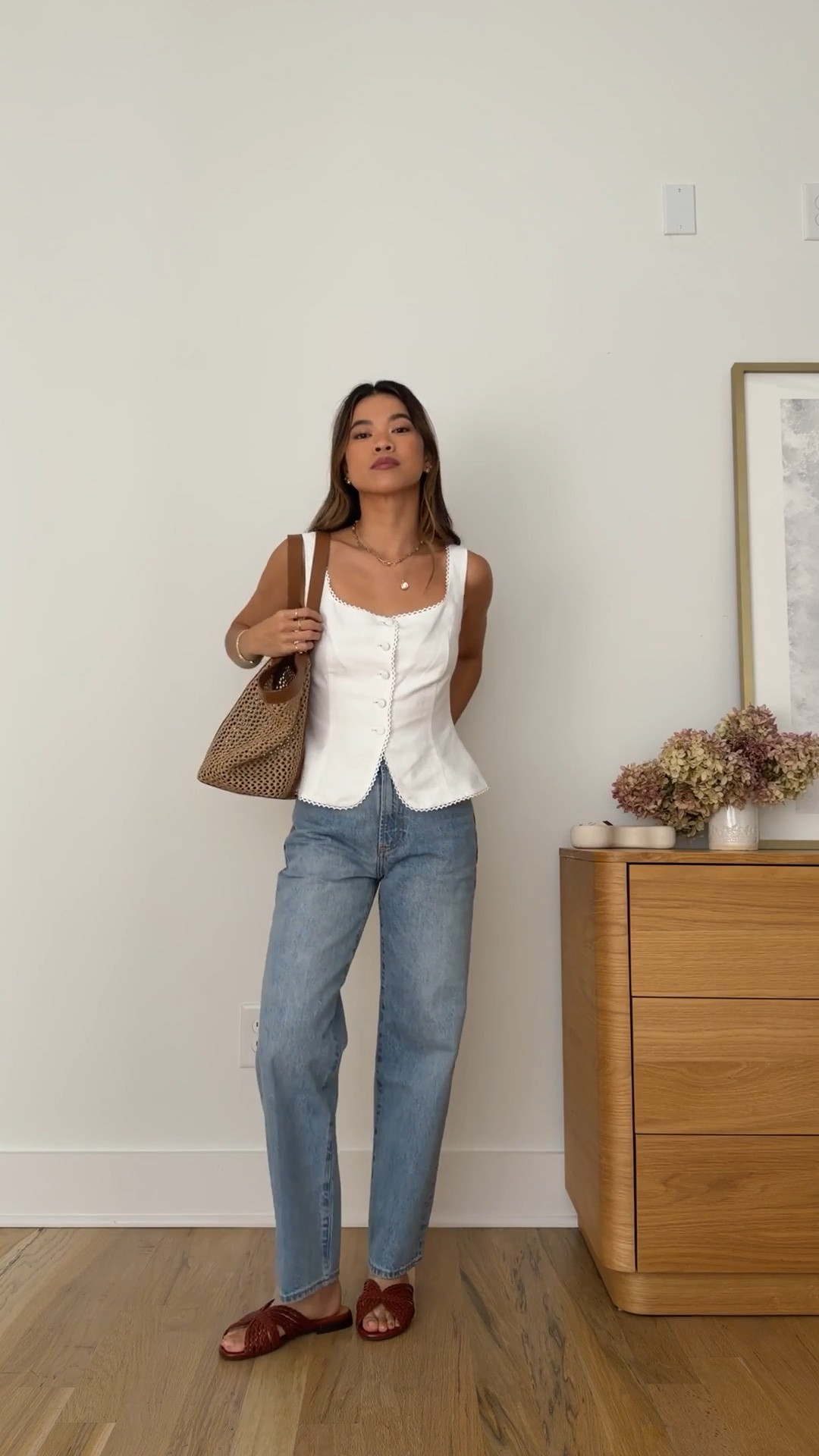 This top is so cute from @Aritzia. I would recommend sizing down if you are in between sizes as it runs big.

Sizing info:
• Aritzia Denim Forum The Farrah Hi-Rise Wide Ankle Jean (Size 23 in 7 Years Bleu Taboo) 
• Aritzia Octavo Bustier - Cruiselinen (Size XS but could have done XXS in White)

Aritzia best sellers, best pieces from Aritzia for petite, Aritzia denim for petite, what pants from Aritzia will fit if youre petite, Petite style guide, how to dress if you’re petite, Petite style, petite fashion, mom outfit, mom style, petite pants, petite outfit ideas, petite outfits, best pants for petite, petite denim, spring style, spring outfits, beach outfits, spring break, vacation outfits, Aritzia denim for petite, Aritzia try on, white top, summer top, white button up, aritzia top,

#LTKootd #LTKSeasonal #LTKPetite