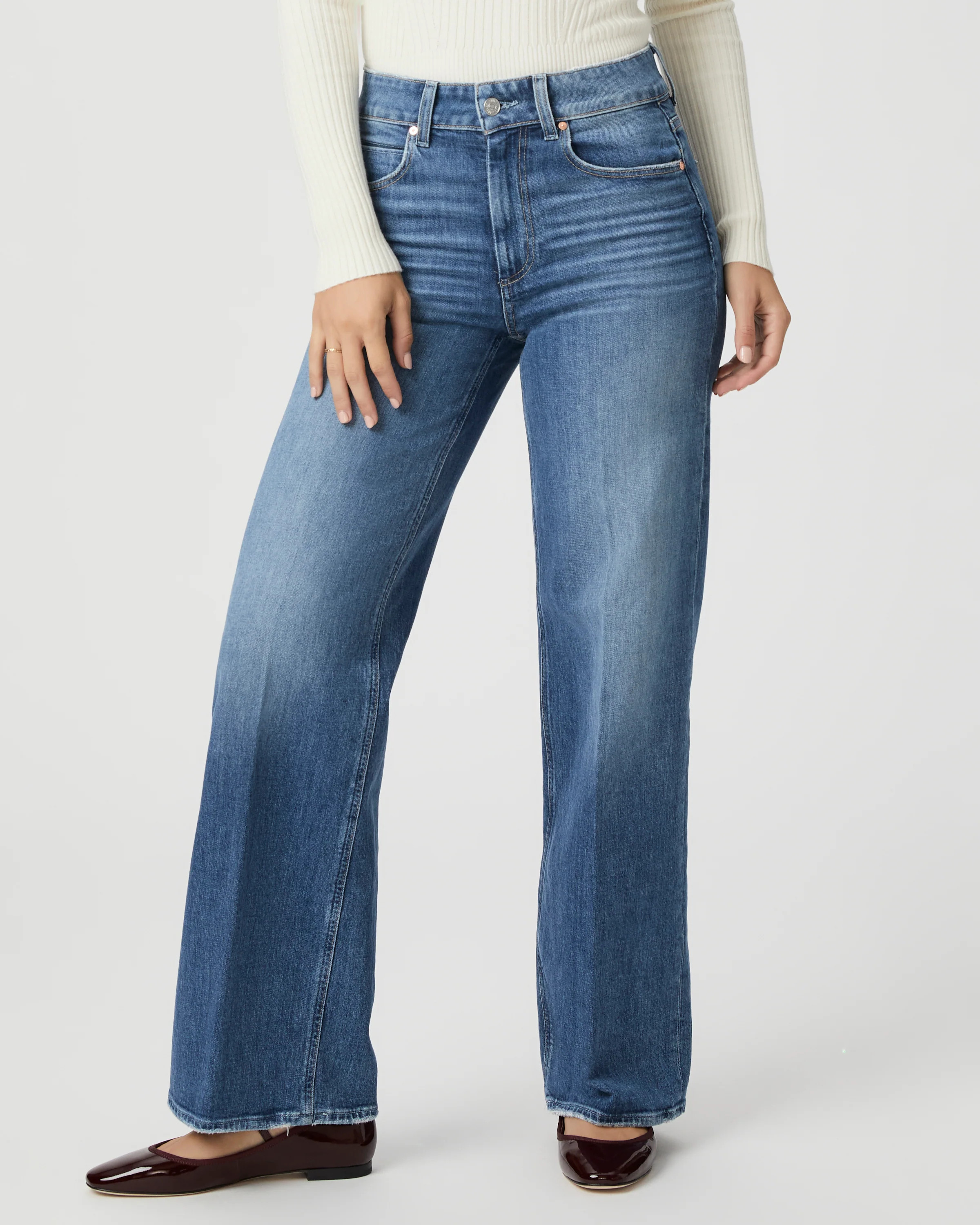 Sasha 32" Wide Leg Jean | Paige