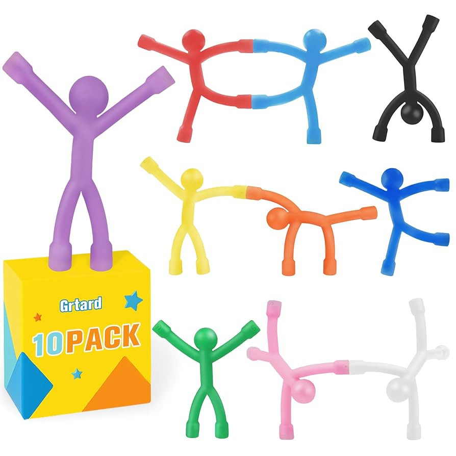 Grtard 10 Pack Colorful Magnet Men, Cute Magnetic People Figures, Humanoid Magnetic Men, Refriger... | Amazon (US)