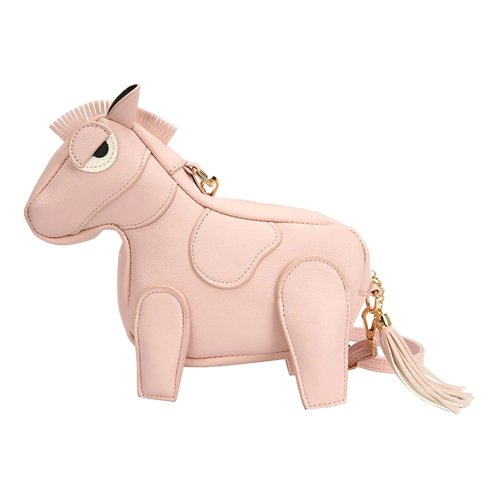 Menolana Women's Horse Shoulder Bag Pouch Tote Bag with Zipper Closure Stylish Crossbody Bag Hand... | Walmart (US)